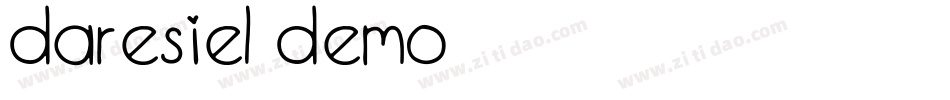 Daresiel Demo字体转换
